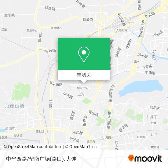 中华西路/华南广场(路口)地图
