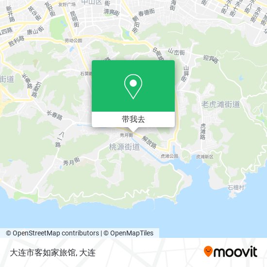 大连市客如家旅馆地图