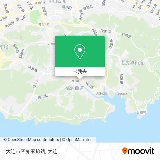 大连市客如家旅馆地图
