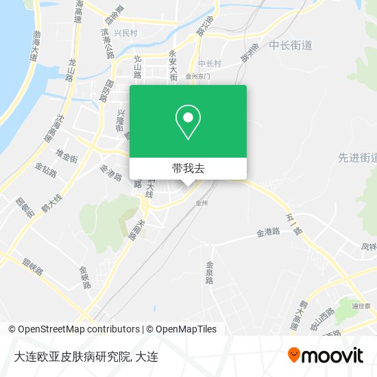大连欧亚皮肤病研究院地图