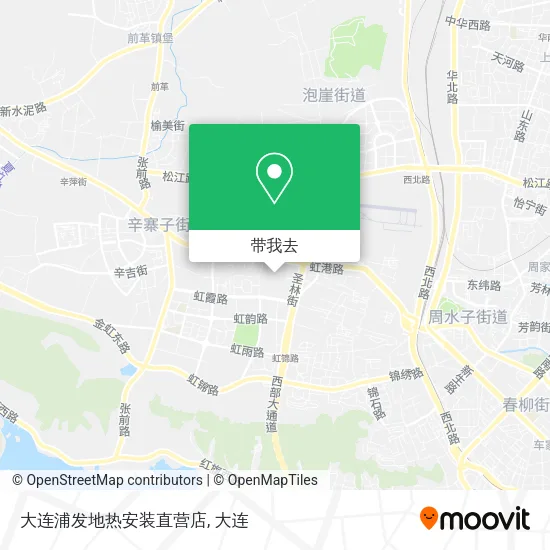 大连浦发地热安装直营店地图