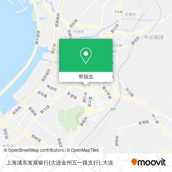上海浦东发展银行(大连金州五一路支行)地图