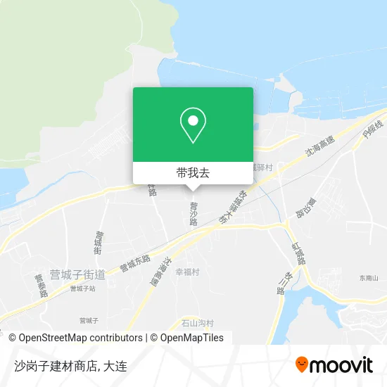 沙岗子建材商店地图