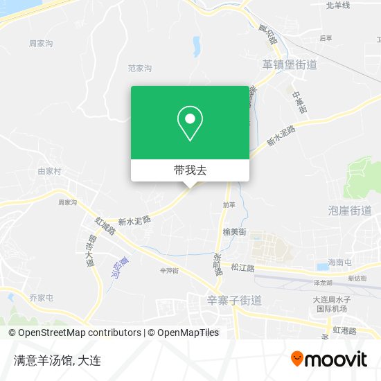 满意羊汤馆地图