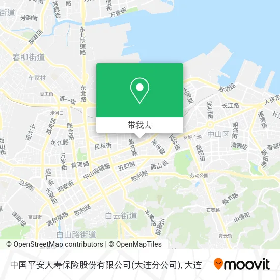 中国平安人寿保险股份有限公司(大连分公司)地图
