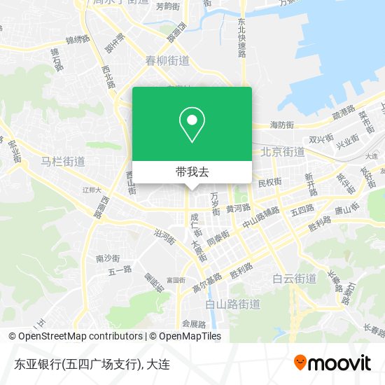 东亚银行(五四广场支行)地图