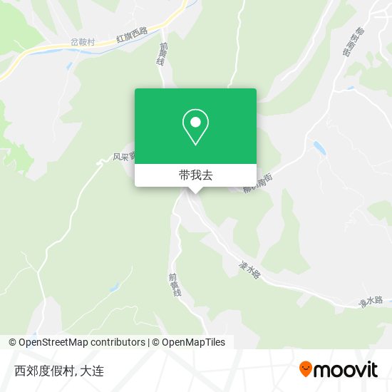 西郊度假村地图