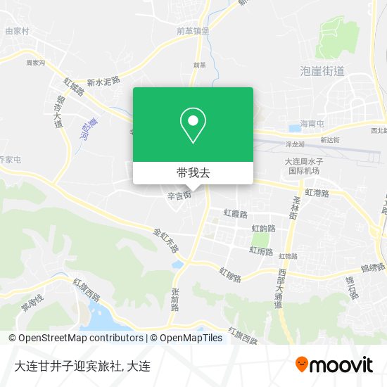 大连甘井子迎宾旅社地图