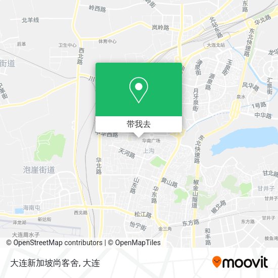大连新加坡尚客舍地图