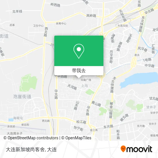 大连新加坡尚客舍地图