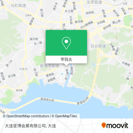 大连亚博会展有限公司地图