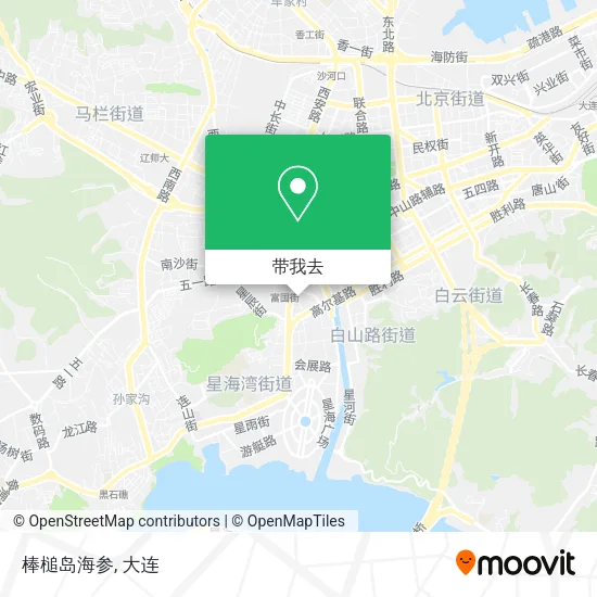 棒槌岛海参地图