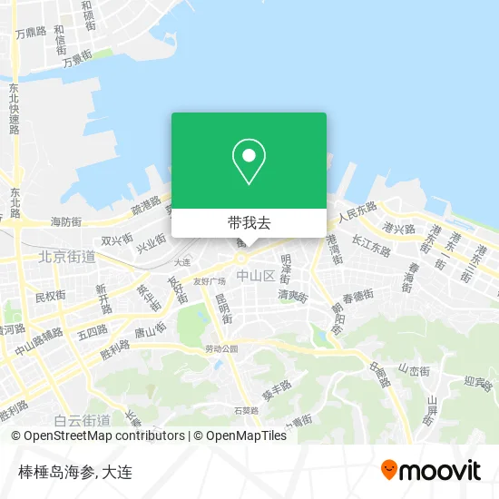棒棰岛海参地图