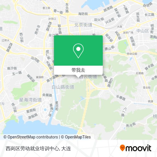 西岗区劳动就业培训中心地图
