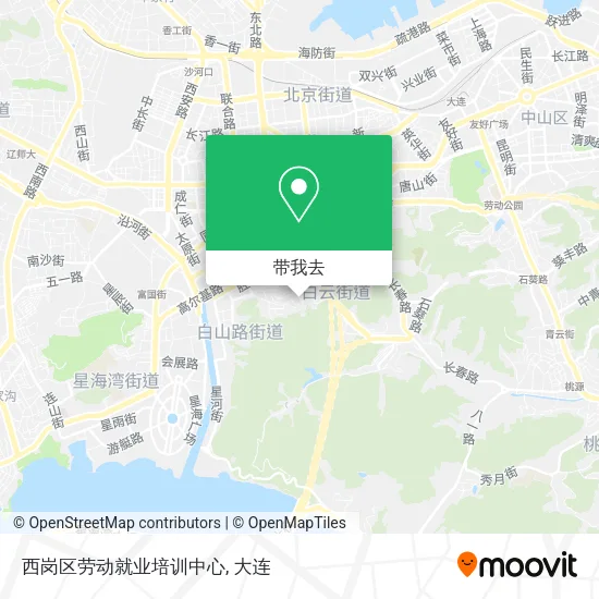 西岗区劳动就业培训中心地图