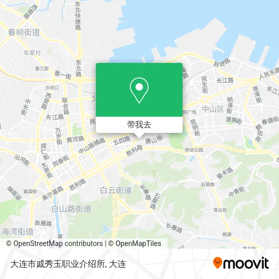 大连市戚秀玉职业介绍所地图
