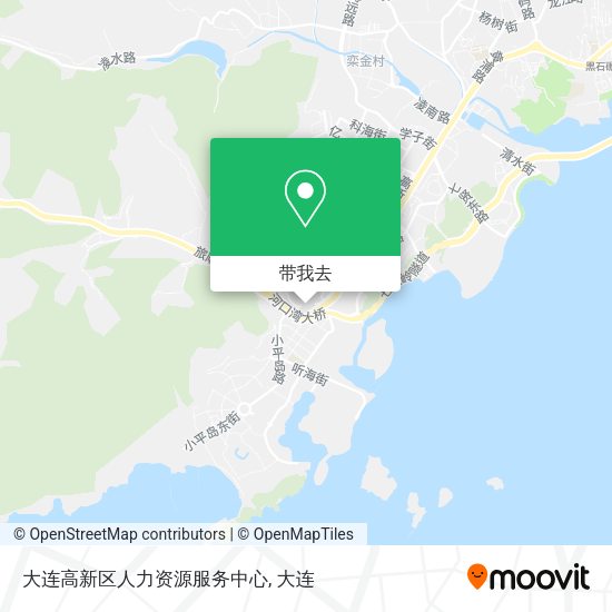大连高新区人力资源服务中心地图