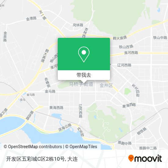 开发区五彩城C区2栋10号地图