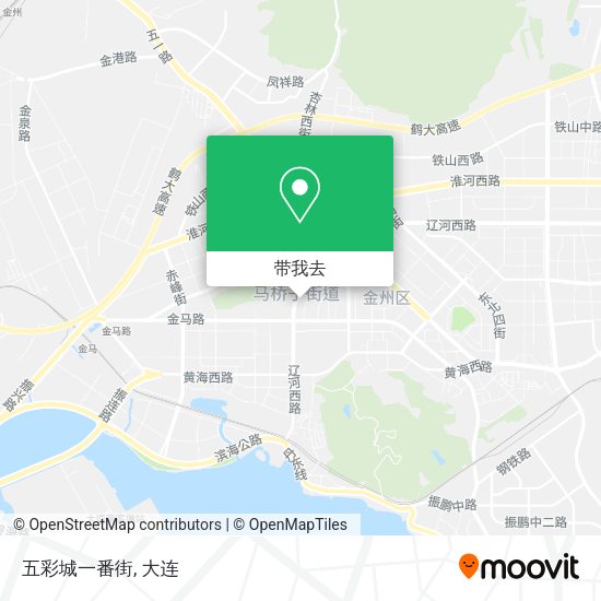 五彩城一番街地图