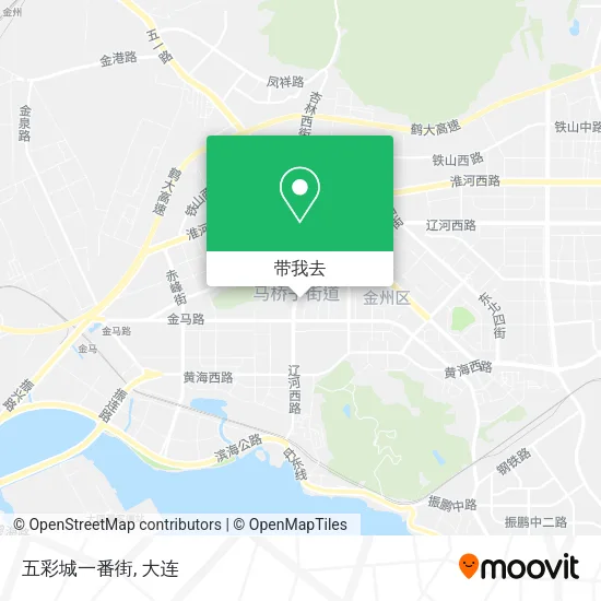 五彩城一番街地图