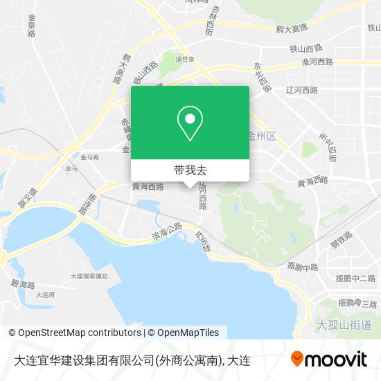 大连宜华建设集团有限公司(外商公寓南)地图