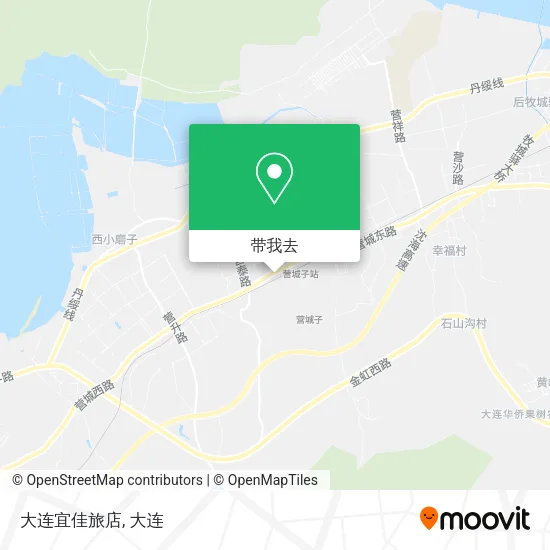 大连宜佳旅店地图