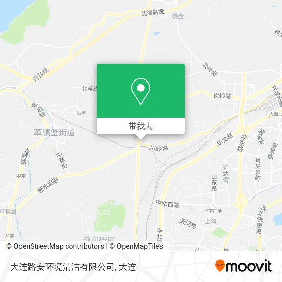 大连路安环境清洁有限公司地图