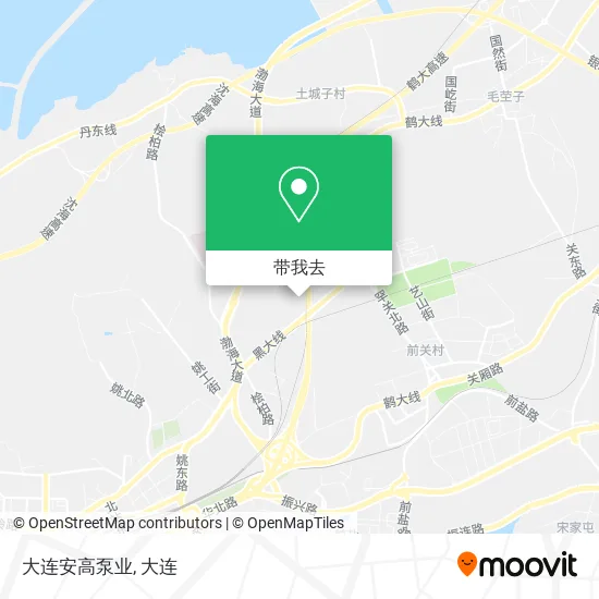 大连安高泵业地图