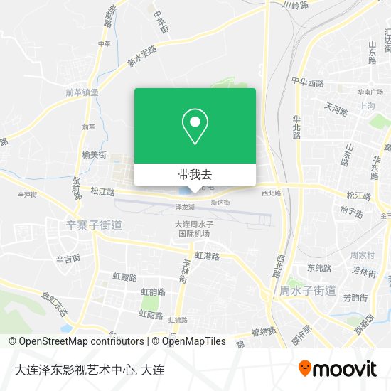 大连泽东影视艺术中心地图