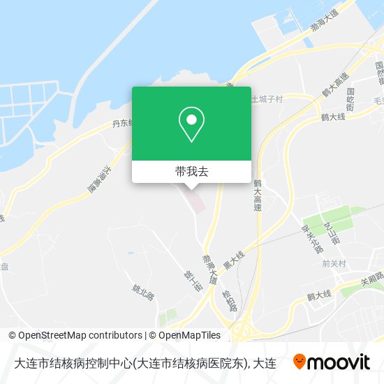 大连市结核病控制中心(大连市结核病医院东)地图
