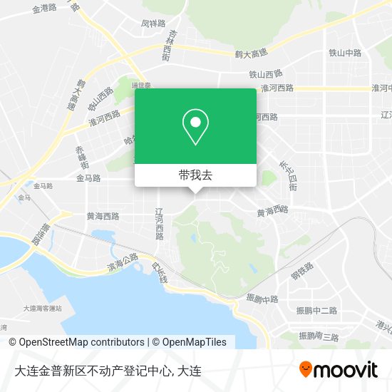 大连金普新区不动产登记中心地图