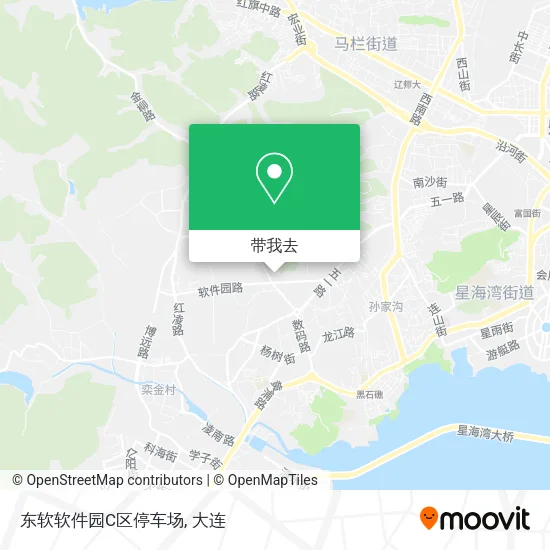 东软软件园C区停车场地图
