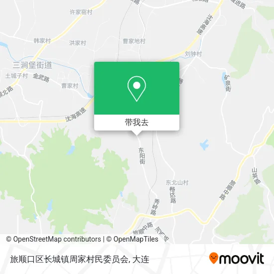 旅顺口区长城镇周家村民委员会地图
