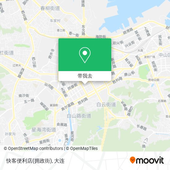 快客便利店(拥政街)地图