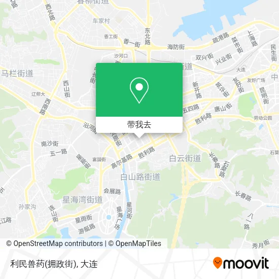 利民兽药(拥政街)地图