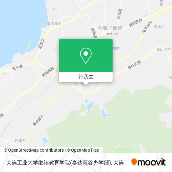 大连工业大学继续教育学院(泰达慧谷办学部)地图