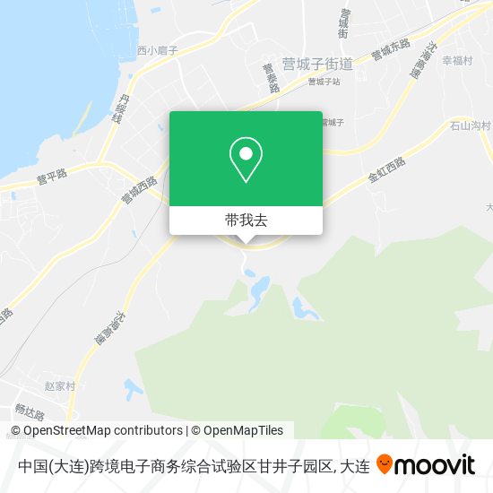 中国(大连)跨境电子商务综合试验区甘井子园区地图