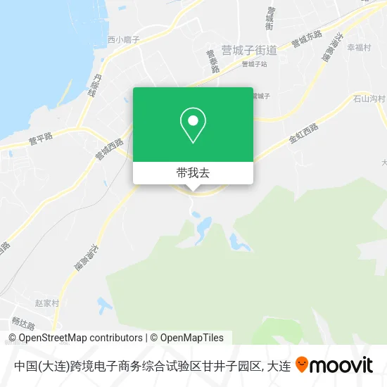 中国(大连)跨境电子商务综合试验区甘井子园区地图