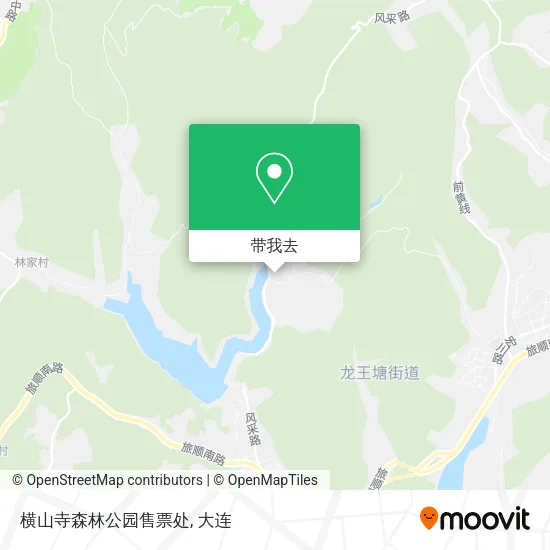 横山寺森林公园售票处地图