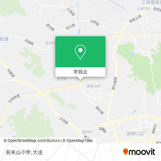 前夹山小学地图