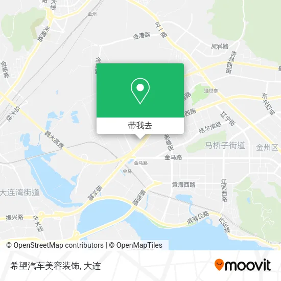 希望汽车美容装饰地图