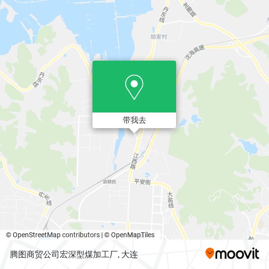 腾图商贸公司宏深型煤加工厂地图