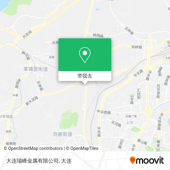 大连瑞峰金属有限公司地图