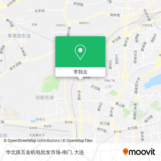 华北路五金机电批发市场-南门地图