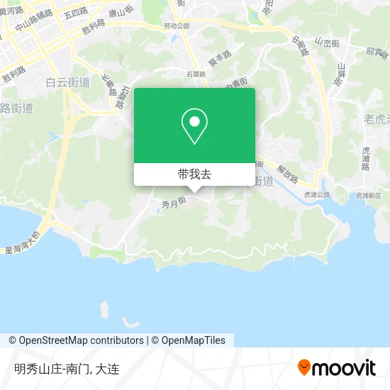 明秀山庄-南门地图