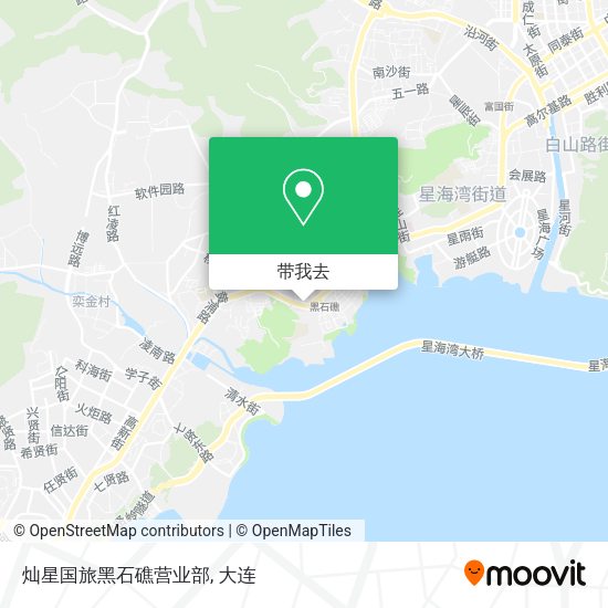灿星国旅黑石礁营业部地图