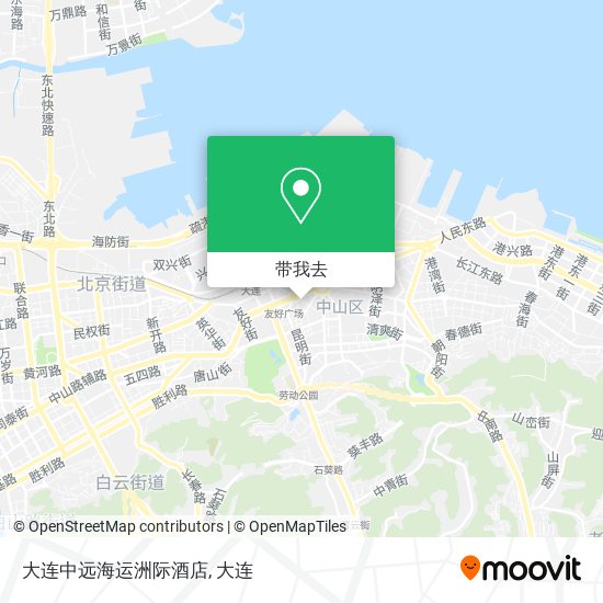 大连中远海运洲际酒店地图