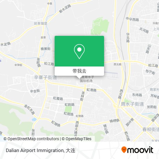 Dalian Airport Immigration地图