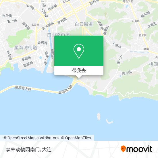 森林动物园南门地图