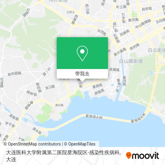 大连医科大学附属第二医院星海院区-感染性疾病科地图